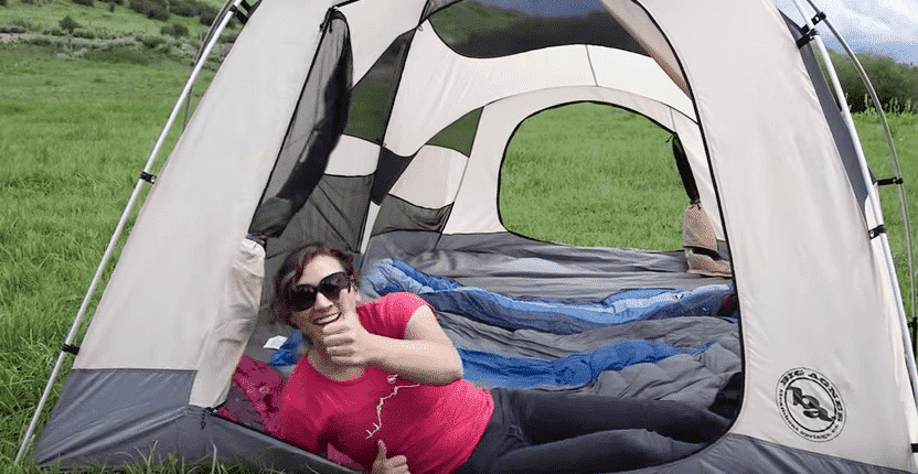 breeze through tent doors